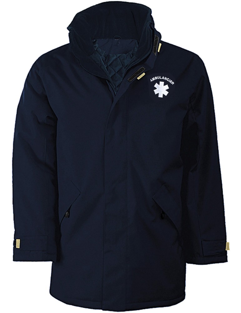 PARKA AMBULANCIER AVEC CAPUCHE