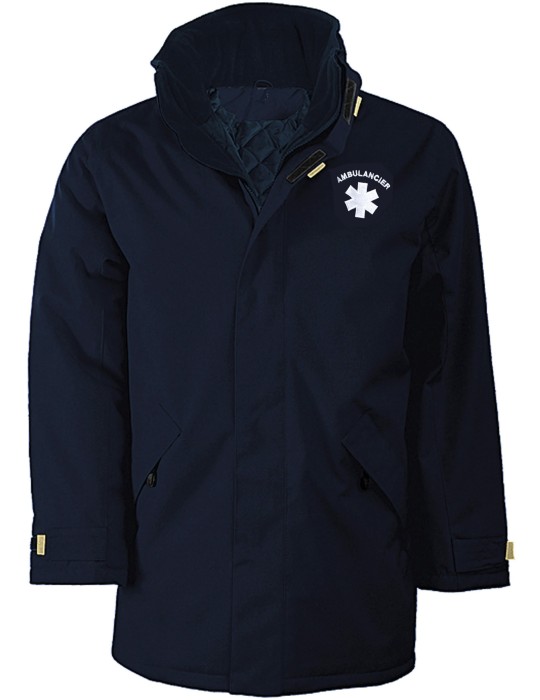 PARKA AMBULANCIER AVEC CAPUCHE