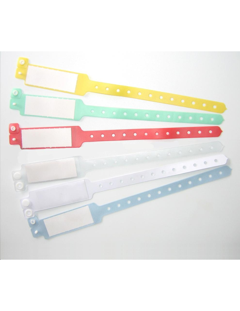 Bracelet Ident. ADULTE - BLANC x 50