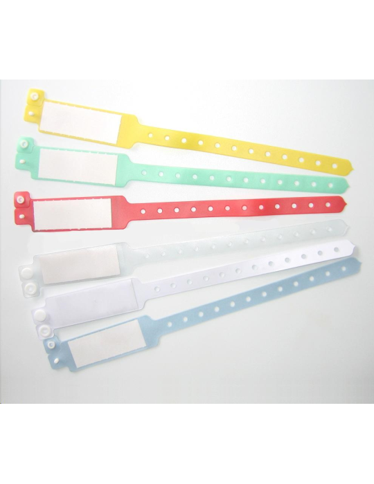 Bracelet Ident. ADULTE - BLANC x 50