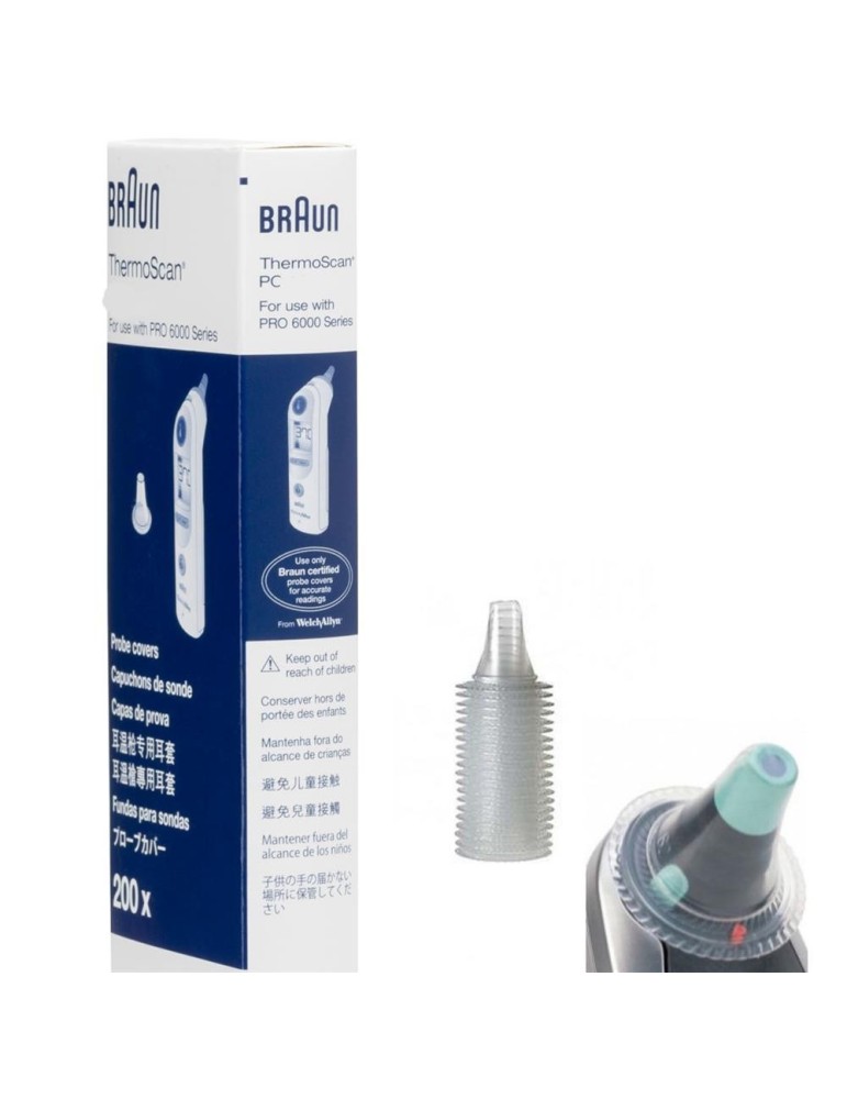 Boite de 800 couvre-sondes pour thermomètre BRAUN PRO 4000 ET IRT 6020