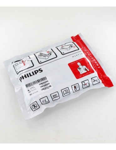Electrodes cartouches pour défibrillateur HS1 PHILIPS 2