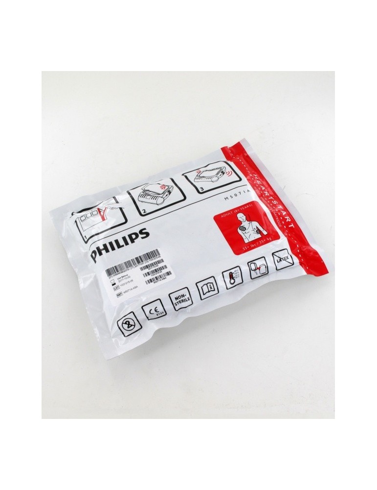 Electrodes cartouches pour défibrillateur HS1 PHILIPS