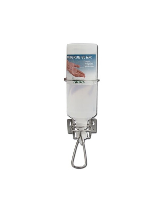 Support mural Flacon airless 1L INOX