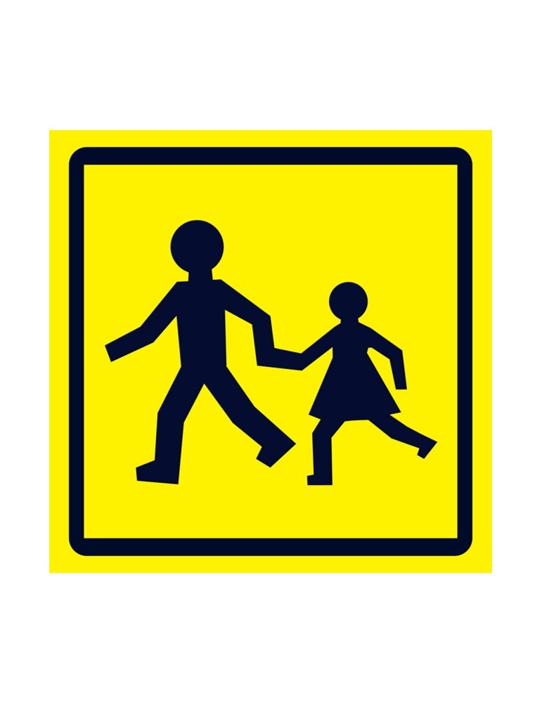 Autocollant Transport Enfant Grand modèle