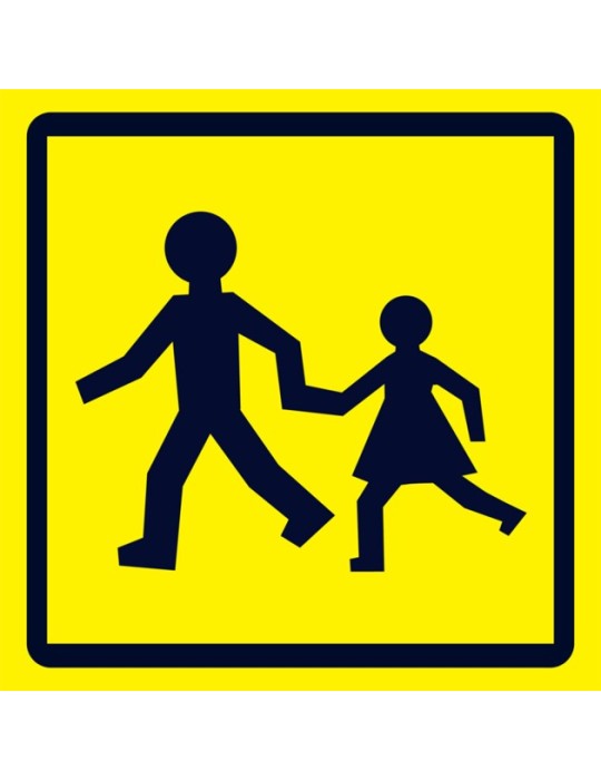 Autocollant Transport Enfant Grand modèle