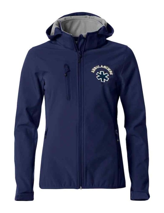 softshelle a capuche FEMME