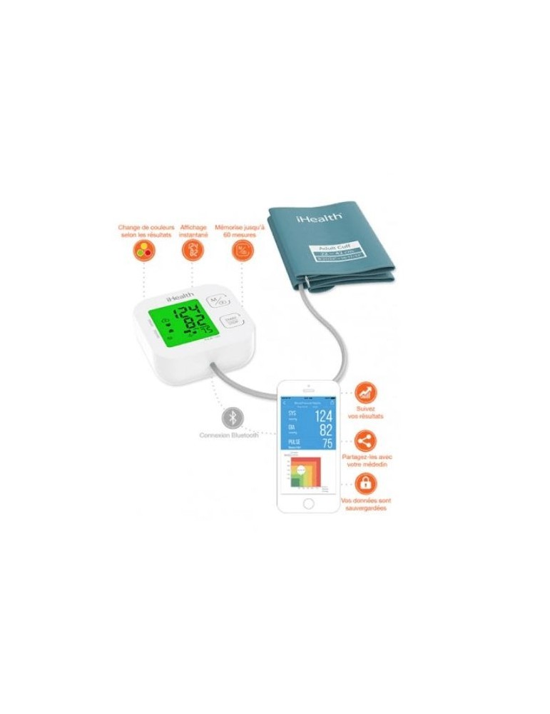 TENSIOMÈTRE CONNECTÉ BRASSARD