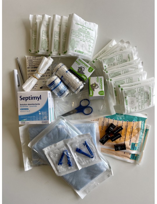 KIT POUR LE TRAITEMENT DES PLAIES