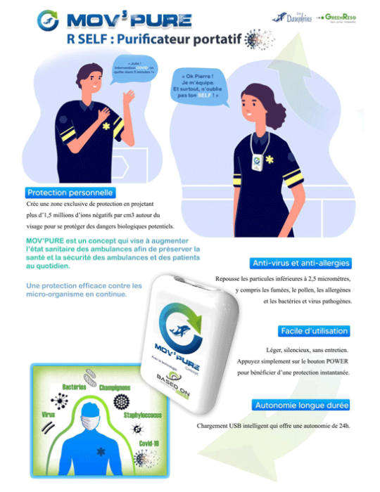 PURIFICATEUR PORTATIF