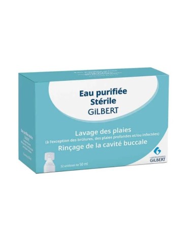 Eau purifiée Stérile