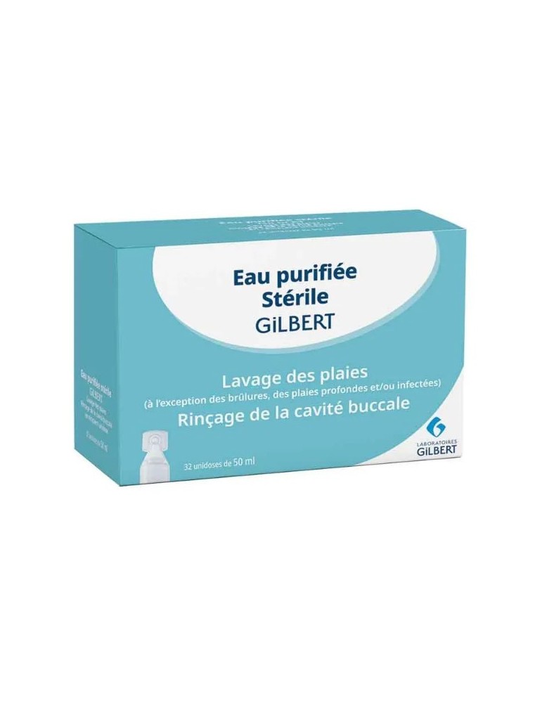 Eau purifiée Stérile