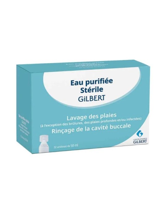 Eau purifiée Stérile
