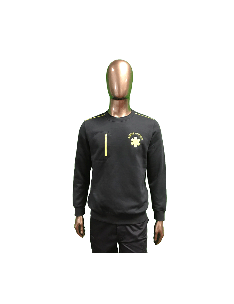 SWEAT A ZIP POITRINE