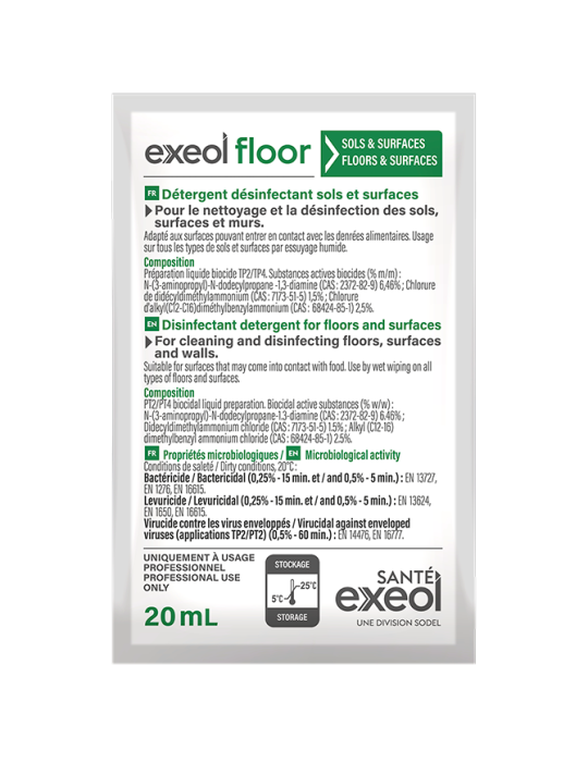 DÉTERGENT DÉSINFECTANT SOLS