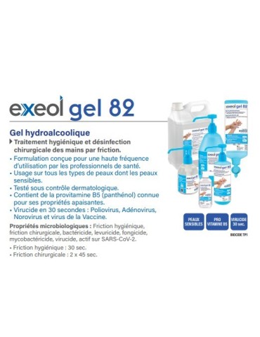 GEL HYDROALCOOLIQUE AIRLESS 1L 2