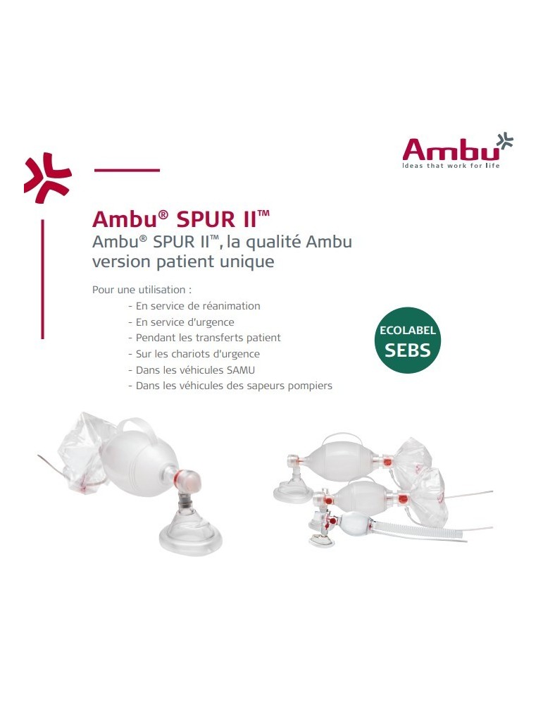 insufflateur a usage unique Ambu spur II
