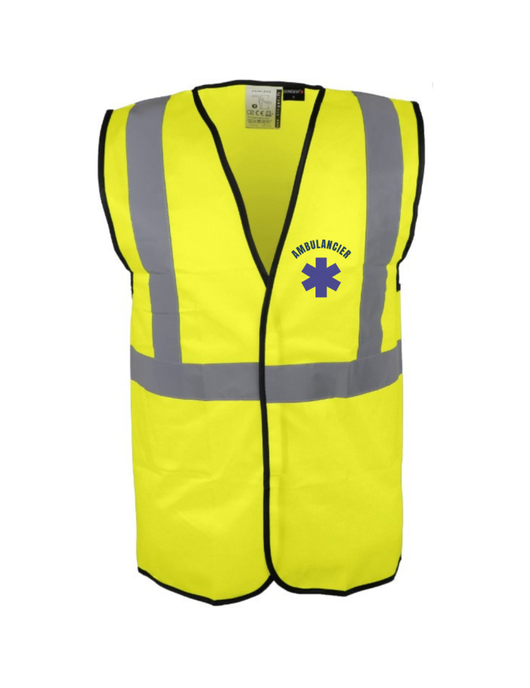 GILET JAUNE DE SECURITE ROUTIERE