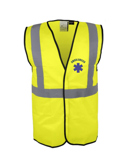 GILET JAUNE DE SECURITE ROUTIERE