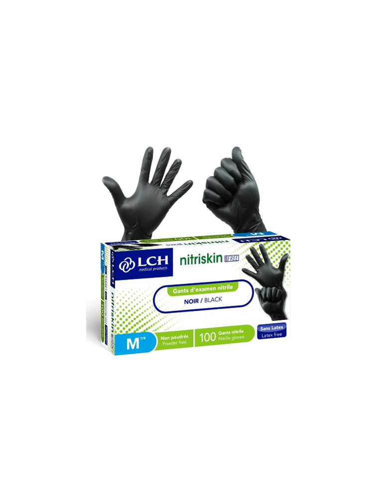 GANTS NITRILE NOIR
