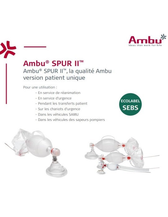 Insufflateur NEONAT à U.U AMBU SPUR II
