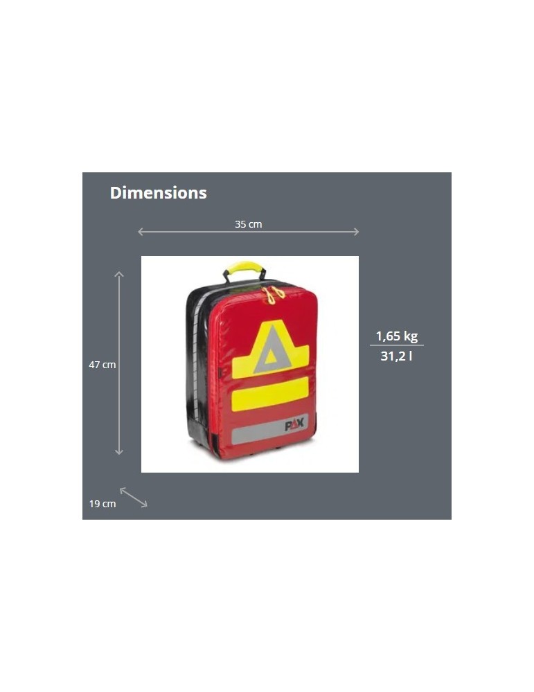 Grand sac a dos PAX1 BLEU