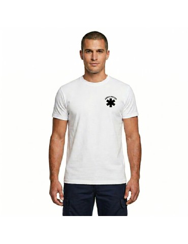 tee shirt blanc ambulancier