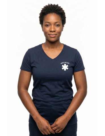 TEE SHIRT FEMME AMBULANCIERE
