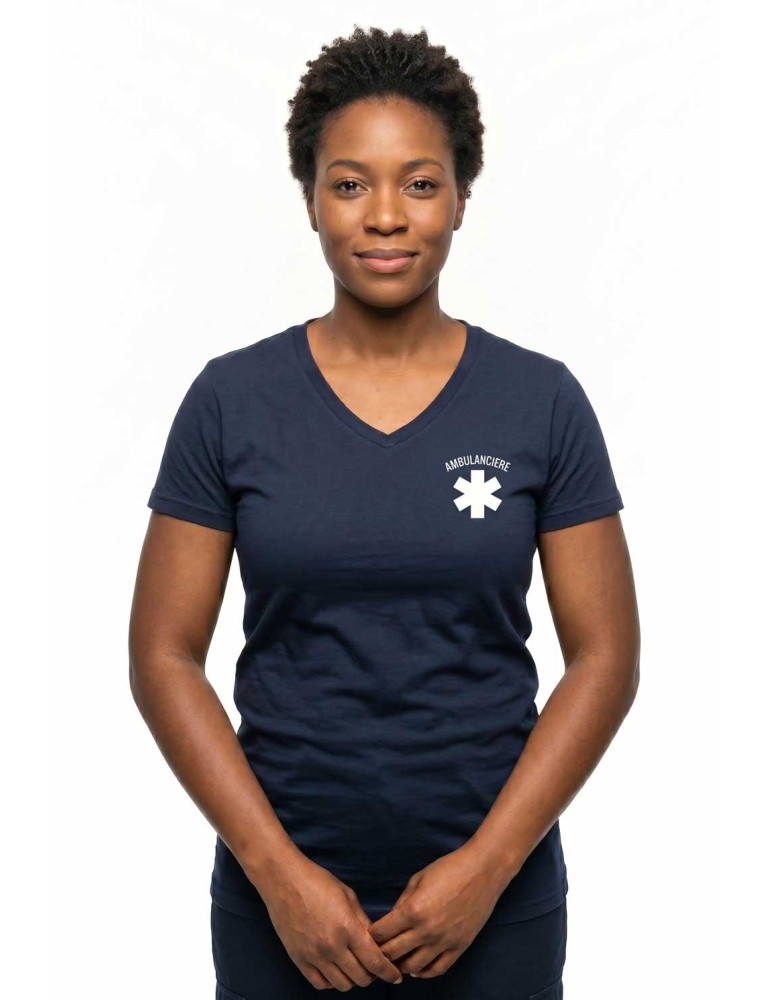 TEE SHIRT FEMME AMBULANCIERE