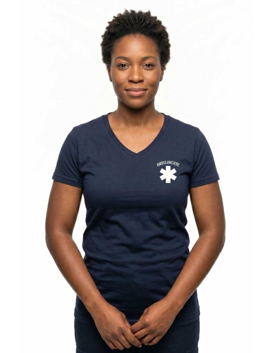 TEE SHIRT FEMME AMBULANCIERE