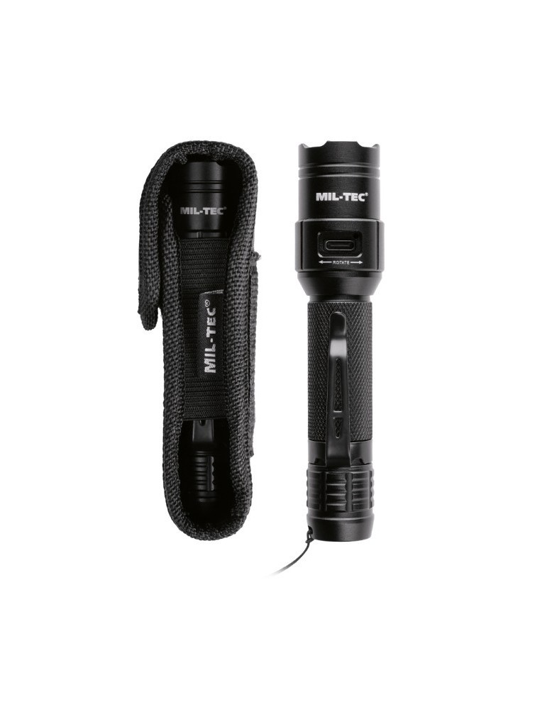 MINI LAMPE TACTIQUE RECHARGEABLE
