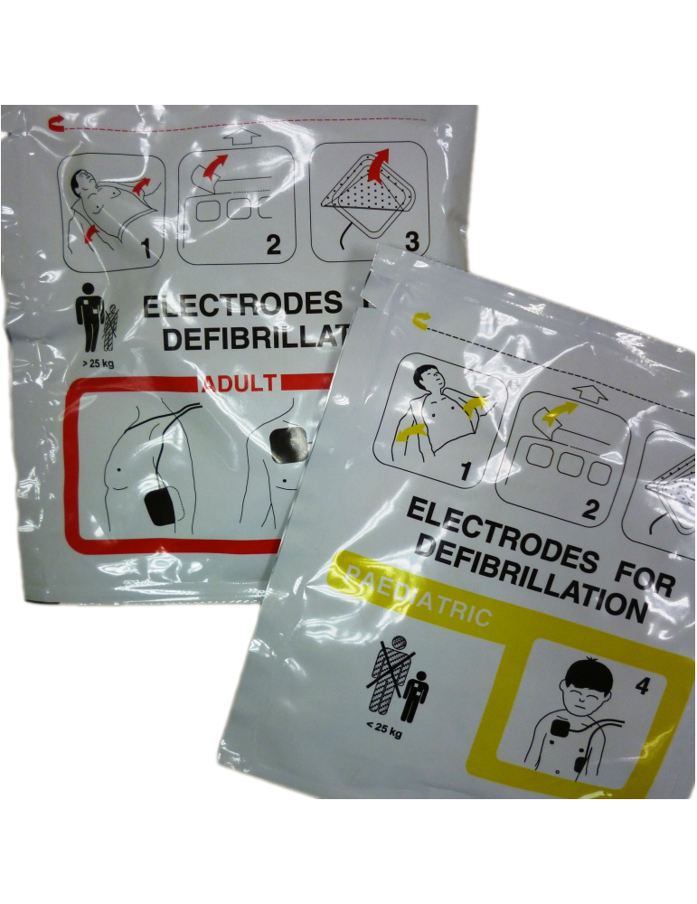 Electrodes collables ENFANT pour FRED EASY Electrodes collables ENFANT pour FRED EASY