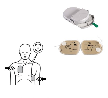Batterie & électrodes adulte Pad-Pak pour DAE samaritan®