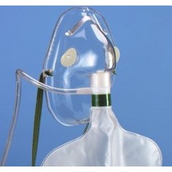 Masque d'inhalation -TRES HAUT.CONC A 2 VALVES